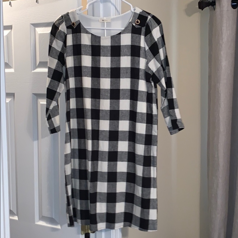 Buffalo check dress
